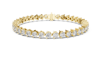 Continuous Round Diamond Link Bracelet