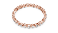 Diamond Link Bracelet Continuous Cushion-Cut