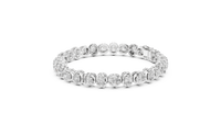 Diamond Link Bracelet Continuous Cushion-Cut