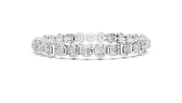Diamond Link Bracelet Continuous Cushion-Cut