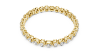 Diamond Link Bracelet Continuous Cushion-Cut
