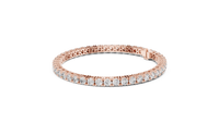 Classic Round Brilliant Diamond Link Bracelet