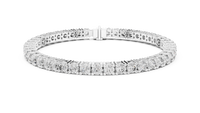 Classic Round Brilliant Diamond Link Bracelet