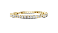 Classic Round Brilliant Diamond Link Bracelet