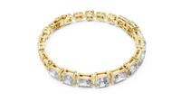 Radiant & Emerald Geometric Link Bracelet