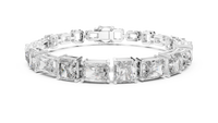 Mixed-Cut Radiant & Emerald Diamond Bracelet
