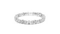 Elegant Oval Diamond Link Arrangement Bracelet