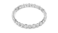 Elegant Oval Diamond Link Arrangement Bracelet