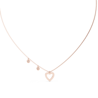 Diamond Heart Elegant Pendant Necklace