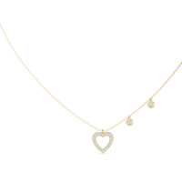 Diamond Heart Elegant Pendant Necklace