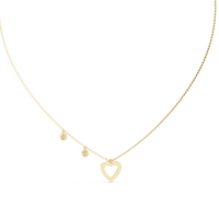 Diamond Heart Elegant Pendant Necklace