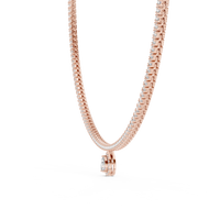 Elegant Pear-Shaped Diamond Pendant Necklace with Round Diamond Halo