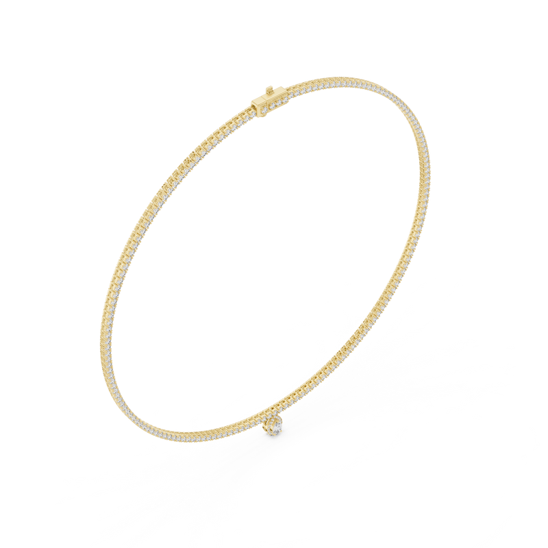 Elegant Pear-Shaped Diamond Pendant Necklace with Round Diamond Halo