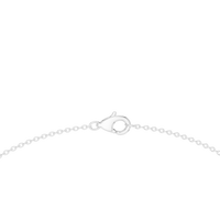 Oval & Round Diamond Tennis Necklace