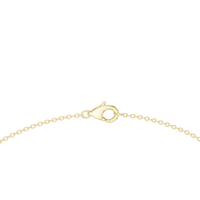 Oval & Round Diamond Tennis Necklace