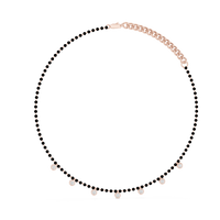 Round Diamond Bezel Pendant Necklace