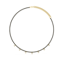 Round Diamond Bezel Pendant Necklace