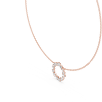 Multi-Shape Diamond Floral Cluster Pendant Necklace