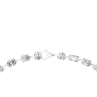 Elegant Multi-Shape Diamond Station Necklace