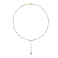 Pear Diamond Drop Pendant Necklace