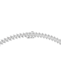 Continuous Marquise Diamond Tennis Necklace