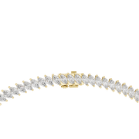 Continuous Marquise Diamond Tennis Necklace