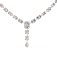 Celestia Multi-Shape Diamond Statement Necklace