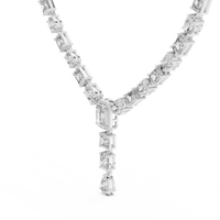 Celestia Multi-Shape Diamond Statement Necklace