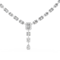 Celestia Multi-Shape Diamond Statement Necklace