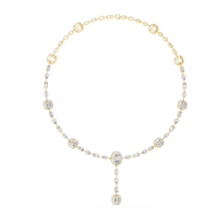 Aurelia Multi-Shape Diamond Drop Necklace