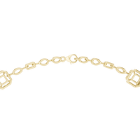 Aurelia Multi-Shape Diamond Drop Necklace