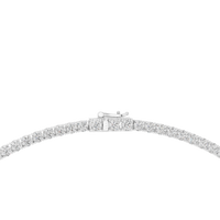 Classic Round Diamond Tennis Necklace