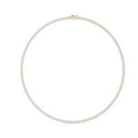 Classic Round Diamond Tennis Necklace