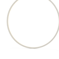 Classic Round Diamond Tennis Necklace