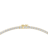 Classic Round Diamond Tennis Necklace