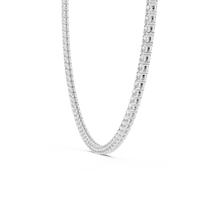 Classic Round Diamond Tennis Necklace