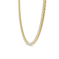 Classic Round Diamond Tennis Necklace