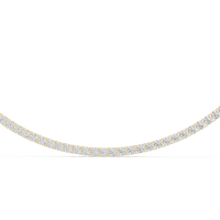 Classic Round Diamond Tennis Necklace