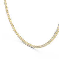 Classic Round Diamond Tennis Necklace – 3.30 mm