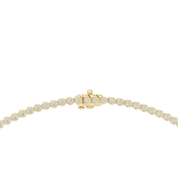 Round Diamond Classic Elegant Graduated Tennis Necklace