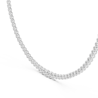 Aurelia Graduated Bezel Diamond Necklace