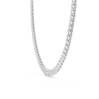 Aurelia Graduated Bezel Diamond Necklace
