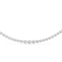 Aurelia Graduated Bezel Diamond Necklace