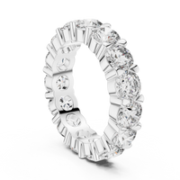 Round Shared-Prong Diamond Eternity Band