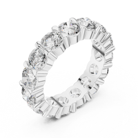 Round Shared-Prong Diamond Eternity Band