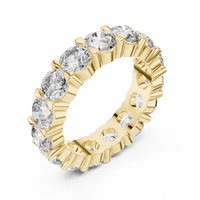 Round Shared-Prong Diamond Eternity Band