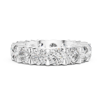 Round Shared-Prong Diamond Eternity Band
