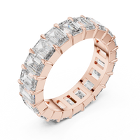 Emerald Cut Diamond Eternity Band