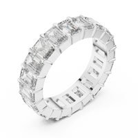 Emerald Cut Diamond Eternity Band