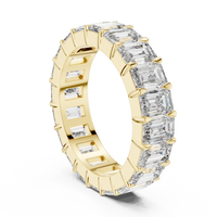 Emerald Cut Diamond Eternity Band